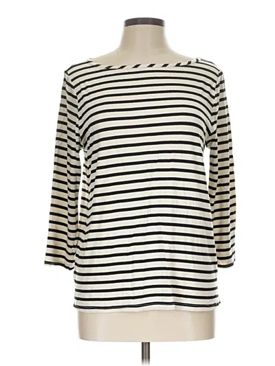 Pre-owned Green Envelope 3/4 Sleeve T-shirt In Ivory