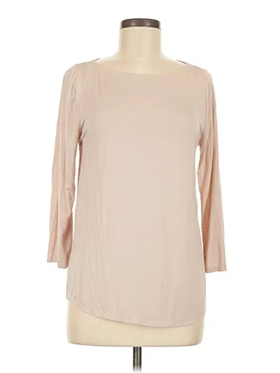 Pre-owned Green Envelope 3/4 Sleeve T-shirt In Tan
