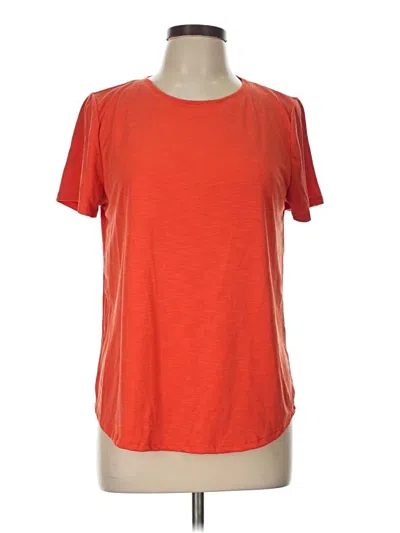 Pre-owned Green Envelope Active T-shirt In Orange