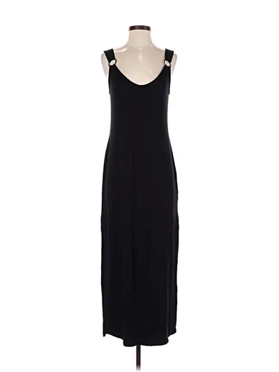 Pre-owned Green Envelope Casual Dress In Black