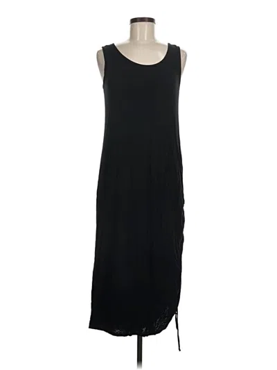 Pre-owned Green Envelope Casual Dress In Black