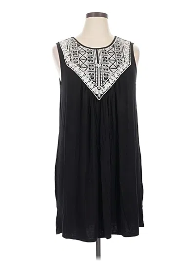 Pre-owned Green Envelope Casual Dress In Black