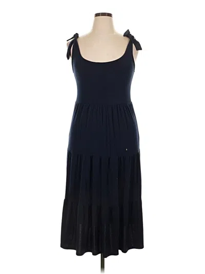 Pre-owned Green Envelope Casual Dress In Blue