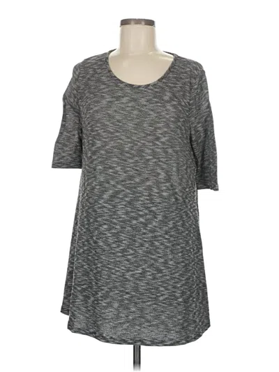 Pre-owned Green Envelope Casual Dress In Gray