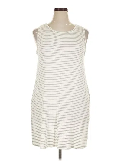 Pre-owned Green Envelope Casual Dress In Ivory