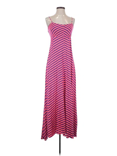 Pre-owned Green Envelope Casual Dress In Pink
