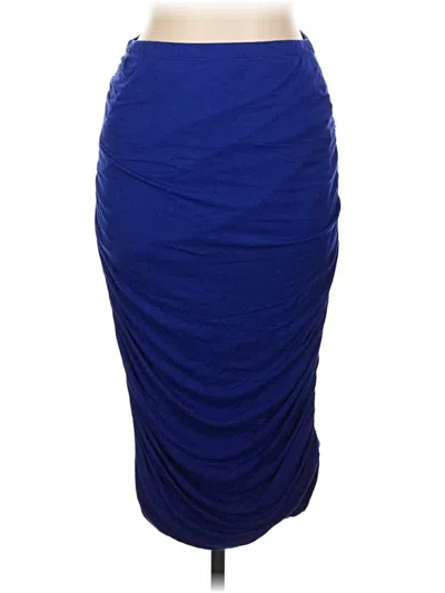 Pre-owned Green Envelope Casual Skirt In Blue
