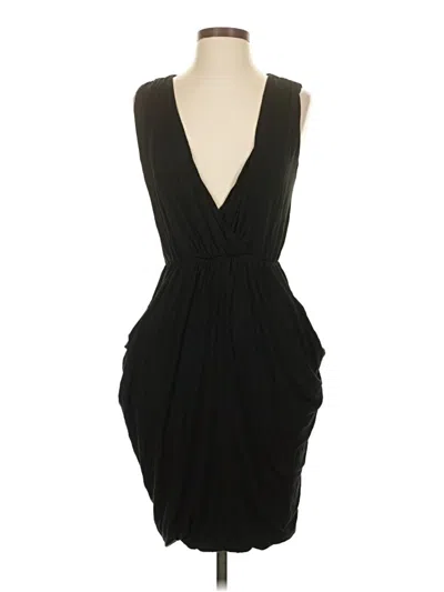 Pre-owned Green Envelope Cocktail Dress In Black