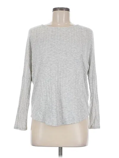 Pre-owned Green Envelope Long Sleeve T-shirt In Silver
