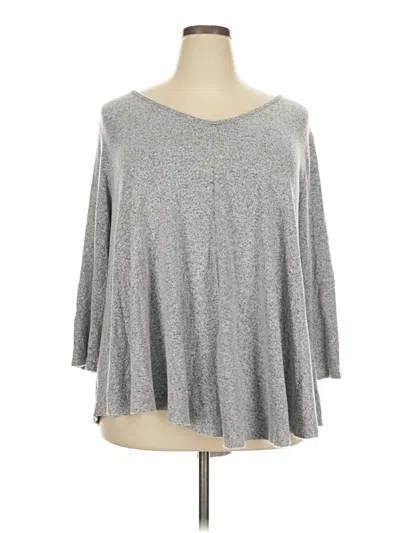 Pre-owned Green Envelope Pullover Sweater In Gray