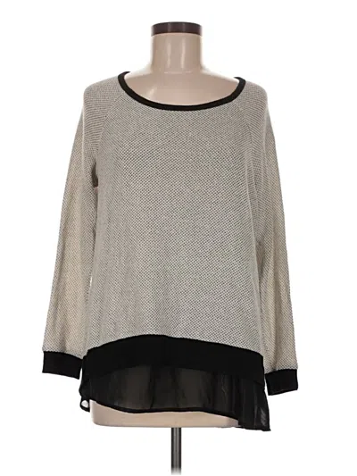 Pre-owned Green Envelope Pullover Sweater In Gray