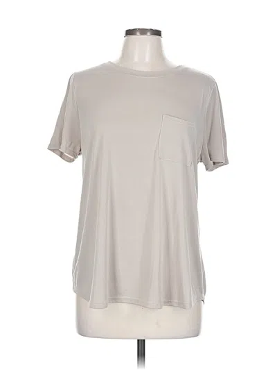 Pre-owned Green Envelope Short Sleeve T-shirt In Gray