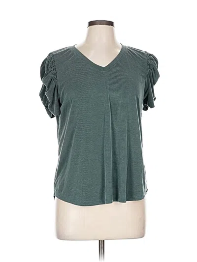 Pre-owned Green Envelope Short Sleeve T-shirt In Green