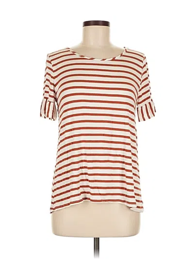 Pre-owned Green Envelope Short Sleeve T-shirt In Red