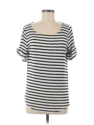 Pre-owned Green Envelope Short Sleeve T-shirt In Silver