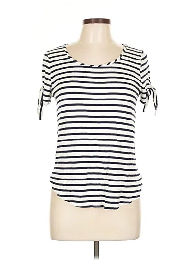 Pre-owned Green Envelope Short Sleeve T-shirt In White