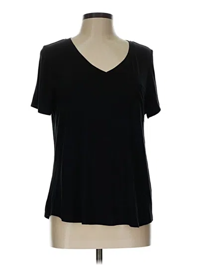 Pre-owned Green Envelope Short Sleeve T-shirt In Black