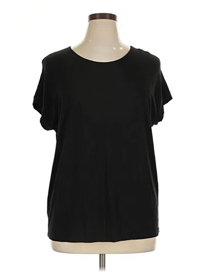 Pre-owned Green Envelope Short Sleeve T-shirt In Black