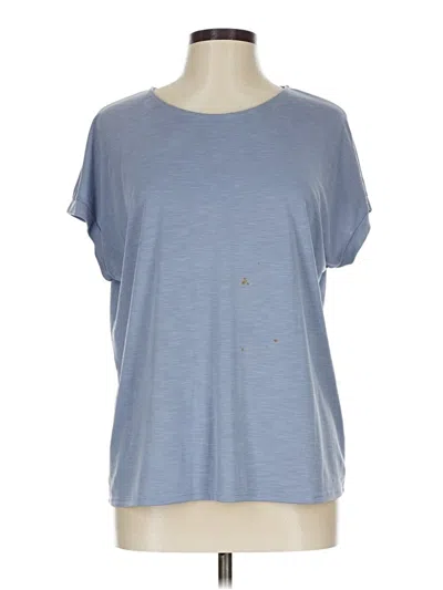 Pre-owned Green Envelope Short Sleeve T-shirt In Blue