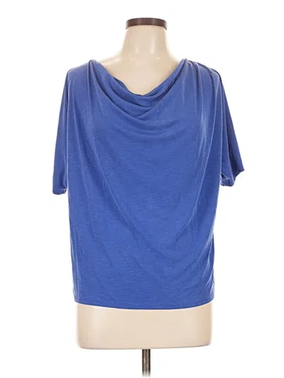 Pre-owned Green Envelope Short Sleeve T-shirt In Blue