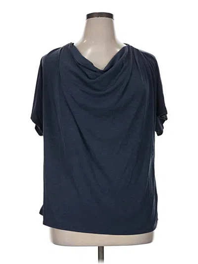 Pre-owned Green Envelope Short Sleeve T-shirt In Blue
