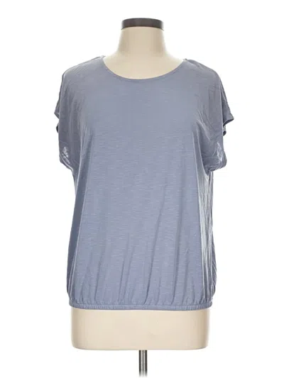 Pre-owned Green Envelope Short Sleeve T-shirt In Blue