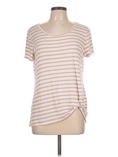 Pre-owned Green Envelope Short Sleeve T-shirt In Brown