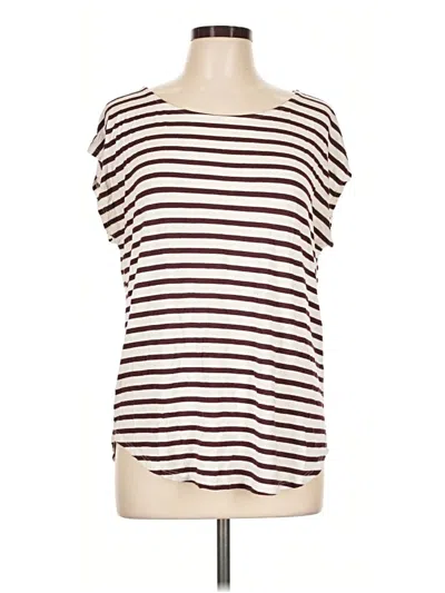 Pre-owned Green Envelope Short Sleeve T-shirt In Brown