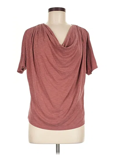 Pre-owned Green Envelope Short Sleeve T-shirt In Brown