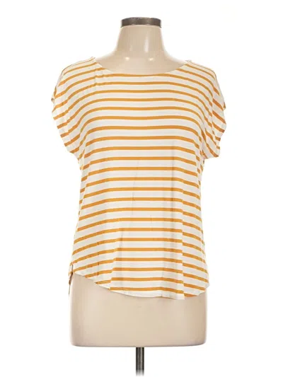 Pre-owned Green Envelope Short Sleeve T-shirt In Gold