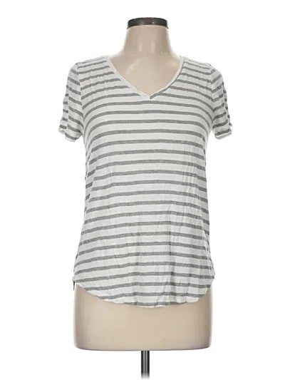 Pre-owned Green Envelope Short Sleeve T-shirt In Gray