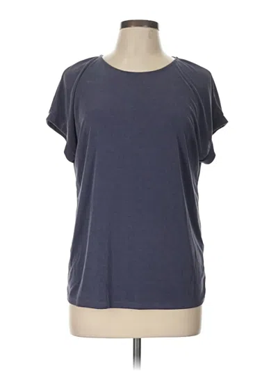 Pre-owned Green Envelope Short Sleeve T-shirt In Gray