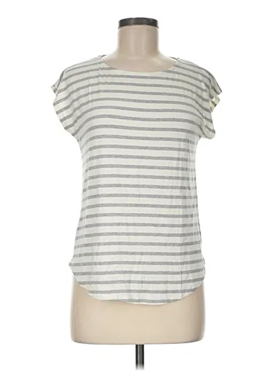 Pre-owned Green Envelope Short Sleeve T-shirt In Gray