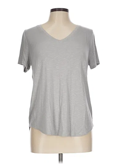 Pre-owned Green Envelope Short Sleeve T-shirt In Gray
