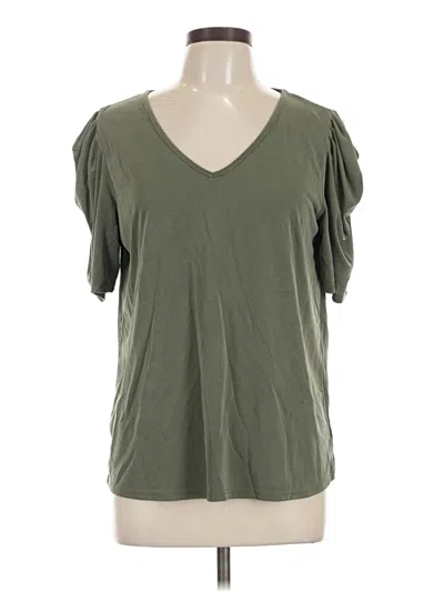 Pre-owned Green Envelope Short Sleeve T-shirt In Green