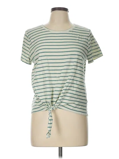 Pre-owned Green Envelope Short Sleeve T-shirt In Green
