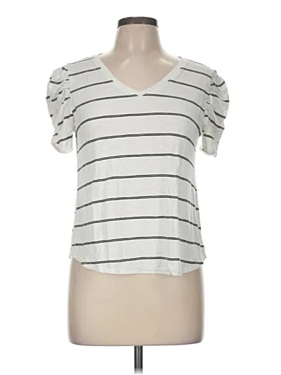 Pre-owned Green Envelope Short Sleeve T-shirt In Ivory
