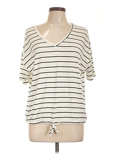 Pre-owned Green Envelope Short Sleeve T-shirt In Ivory