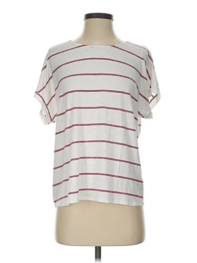 Pre-owned Green Envelope Short Sleeve T-shirt In Ivory