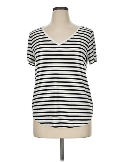 Pre-owned Green Envelope Short Sleeve T-shirt In Ivory