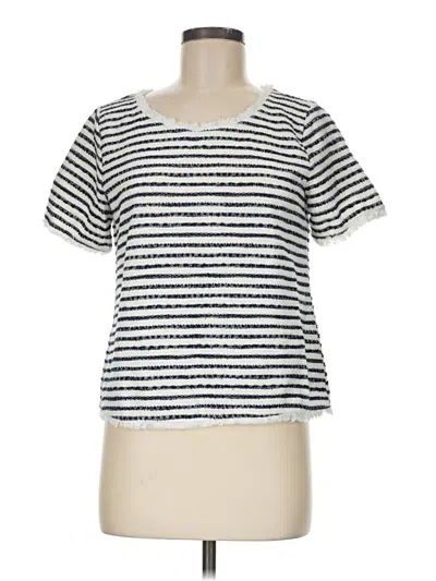 Pre-owned Green Envelope Short Sleeve T-shirt In Ivory