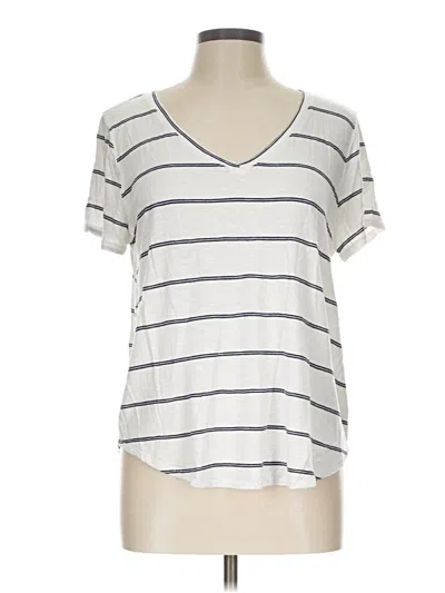 Pre-owned Green Envelope Short Sleeve T-shirt In Ivory