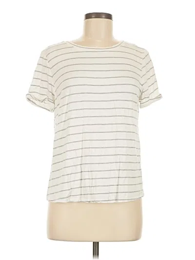 Pre-owned Green Envelope Short Sleeve T-shirt In Ivory