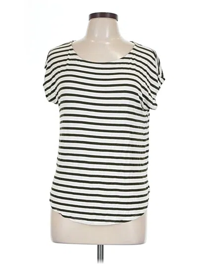 Pre-owned Green Envelope Short Sleeve T-shirt In Ivory