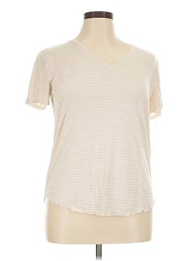 Pre-owned Green Envelope Short Sleeve T-shirt In Ivory