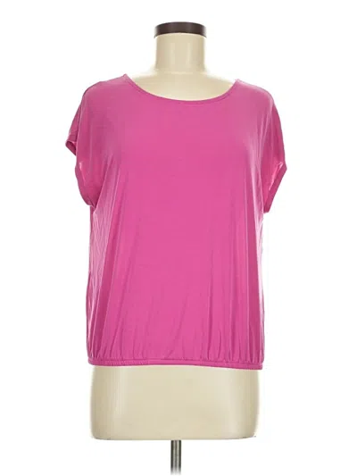 Pre-owned Green Envelope Short Sleeve T-shirt In Pink