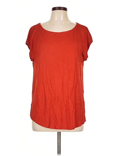 Pre-owned Green Envelope Short Sleeve T-shirt In Red
