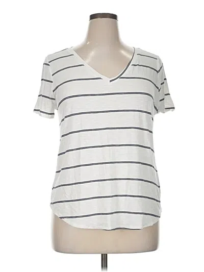 Pre-owned Green Envelope Short Sleeve T-shirt In Silver