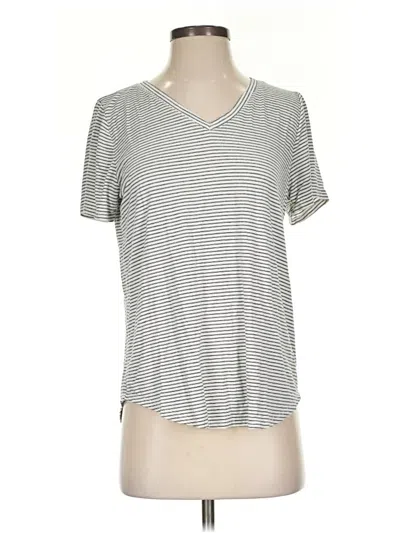 Pre-owned Green Envelope Short Sleeve T-shirt In Silver