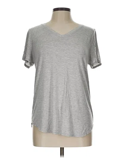 Pre-owned Green Envelope Short Sleeve T-shirt In Silver